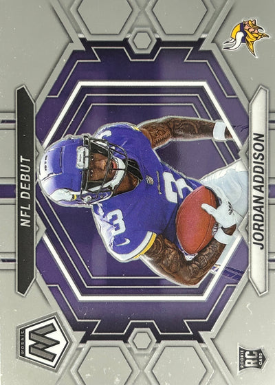 Jordan Addison Mosaic NFL Debut Rookie Vikings