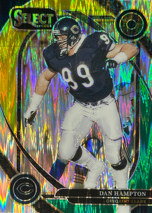 Dan Hampton Select Green Yellow Shock Bears