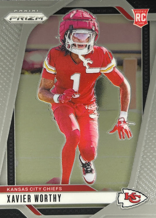 Xavier Worthy Prizm Rookie Chiefs