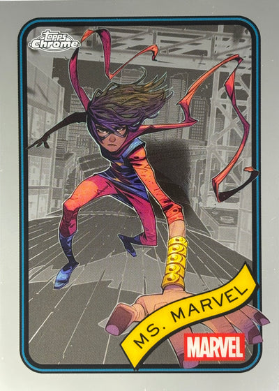 Ms. Marvel Topps Chrome Marvel