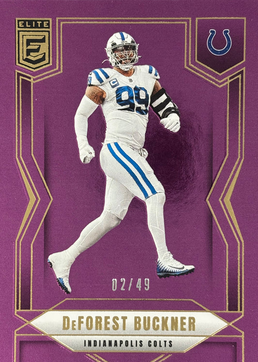 Deforest Buckner Elite Purple /49 Colts