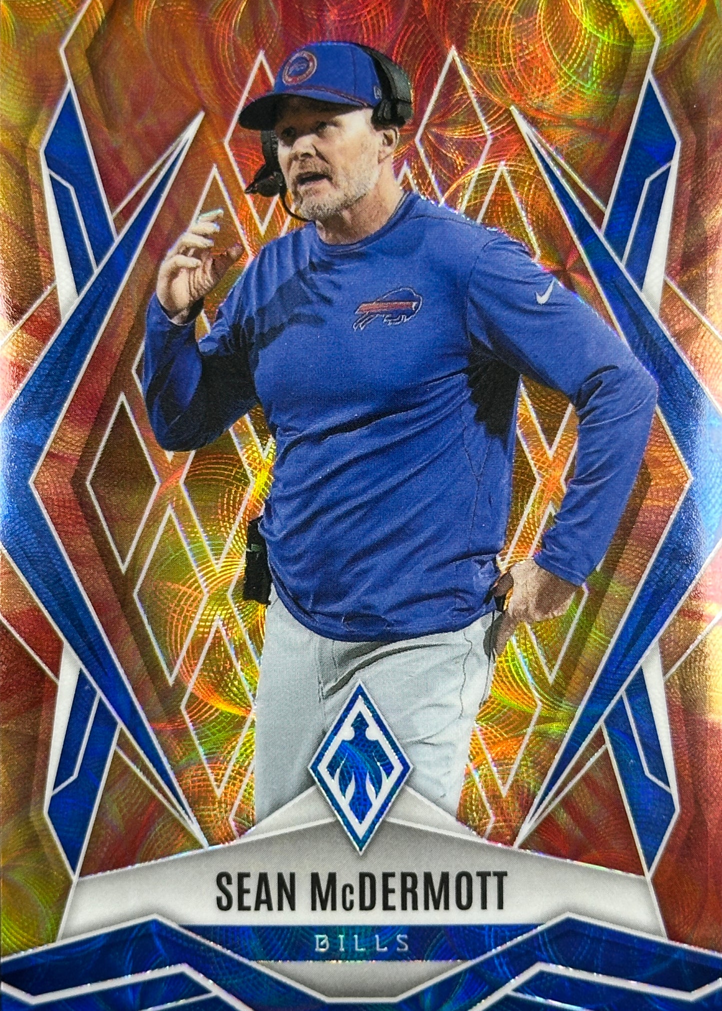 Sean McDermott Phoenix Fire Burst /350 Buffalo Bills