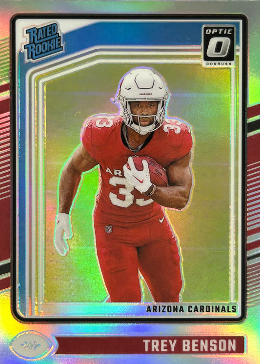 Trey Benson Optic Holo Rookie Cardinals