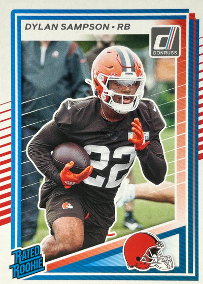 Dylan Sampson Donruss Rated Rookie Browns
