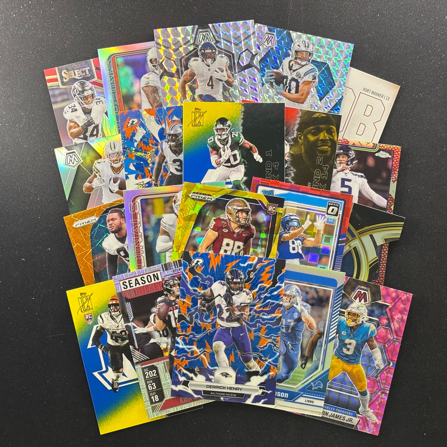 20x Parallel Football Card Value Lot #7A-P
