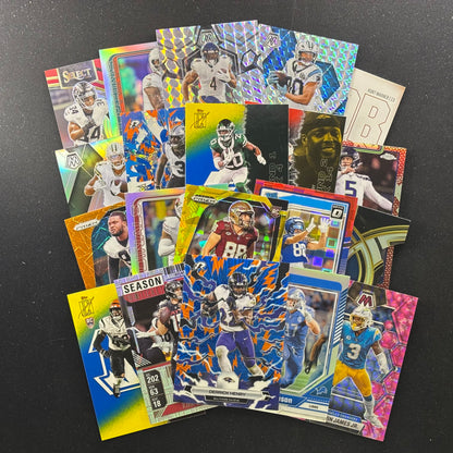 20x Parallel Football Card Value Lot #7A-P