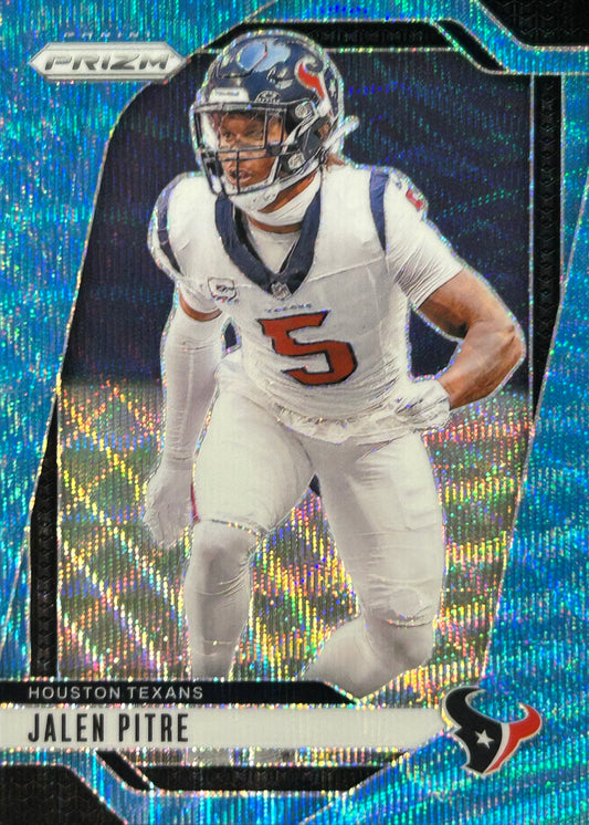 Jalen Pitre Prizm Blue Wave /230 Texans