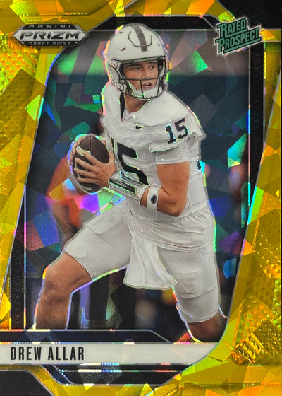 Drew Allar Prizm Draft Gold Ice Rated Prospect