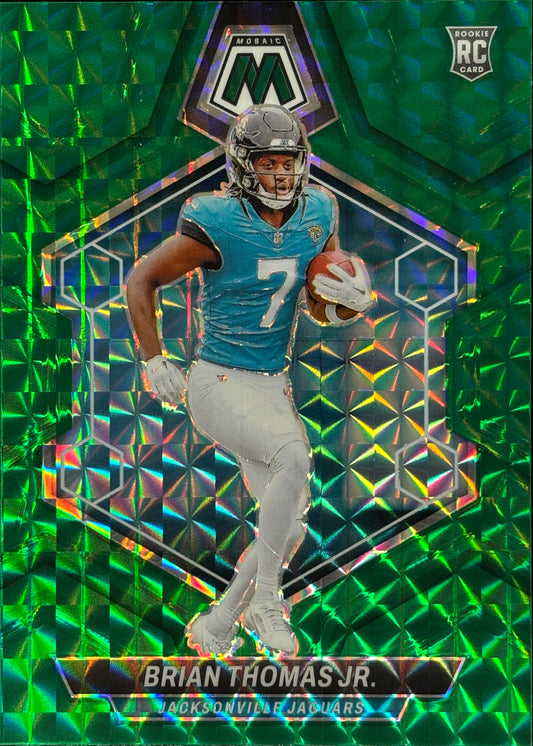 Brian Thomas Jr. Mosaic Green Rookie Jaguars
