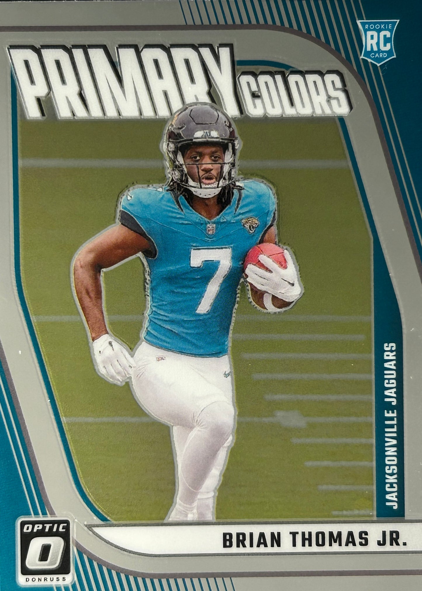 Brian Thomas Jr. Primary Colors Rookie Jaguars Sports Card