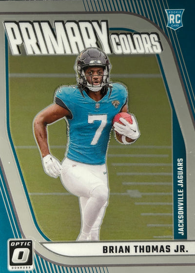 Brian Thomas Jr. Primary Colors Rookie Jaguars Sports Card