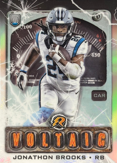 Jonathan Brooks Voltaic Refractor Rookie Panthers