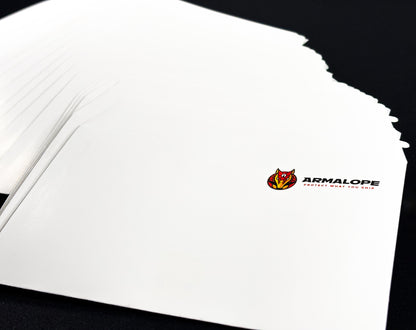 50x Armalope White Envelopes - 7x5x.25 - PWE Shipping