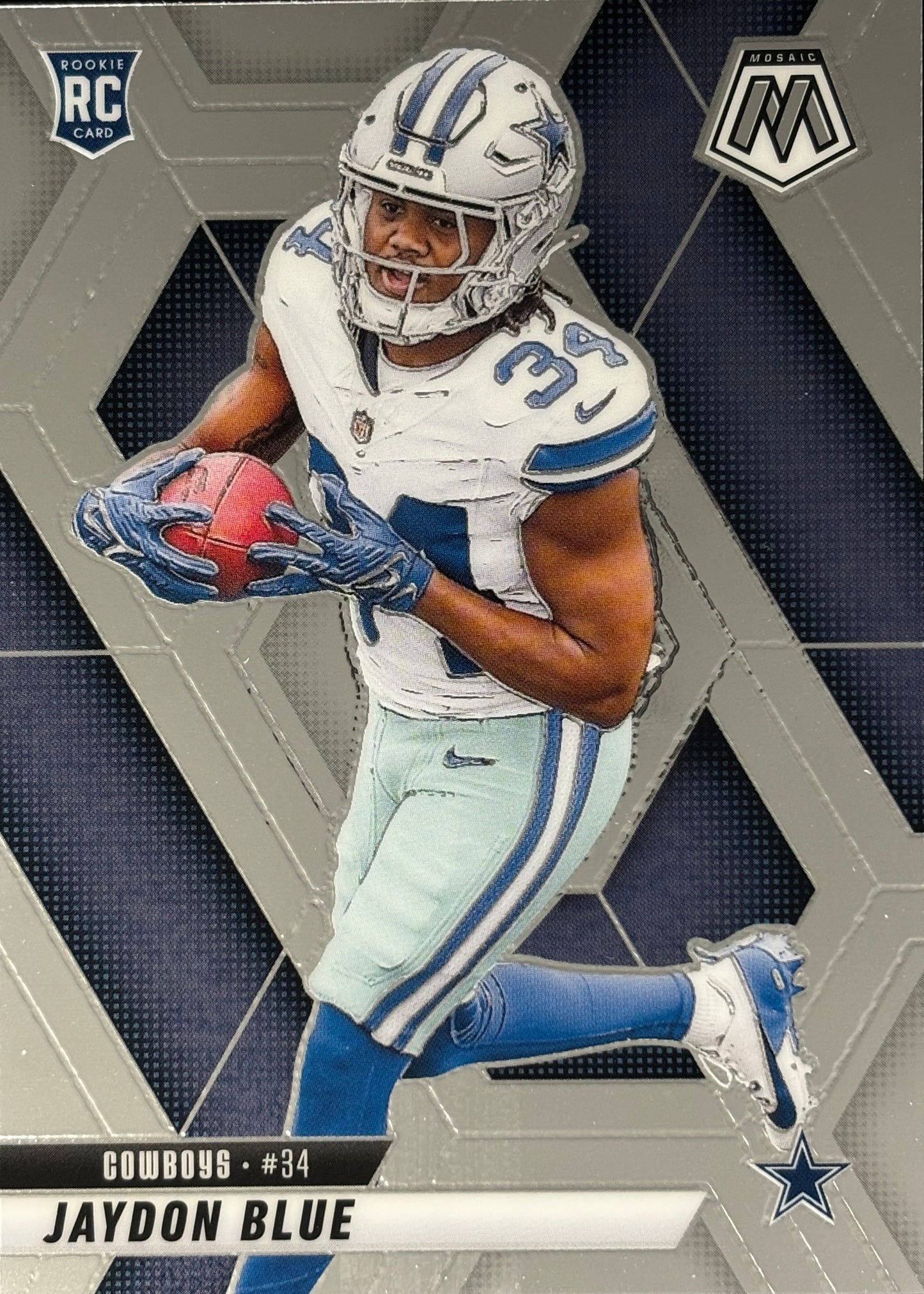 Jaydon Blue Mosaic Rookie Cowboys Sports Card