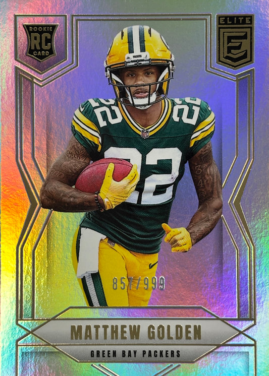 Matthew Golden Elite /999 Rookie Packers