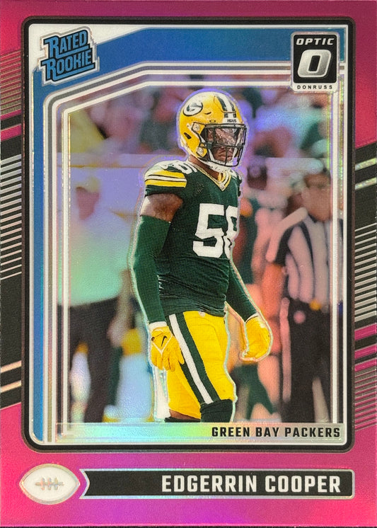Edgerrin Cooper Optic Pink Rookie Packers
