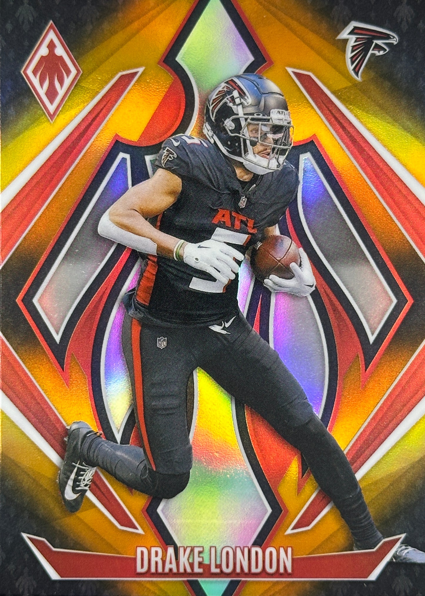 Drake London Orange Fade Phoenix Falcons