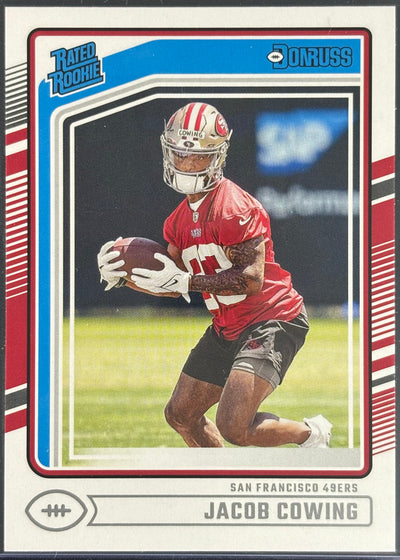 Jacob Cowing Donruss Rated Rookie 49ers