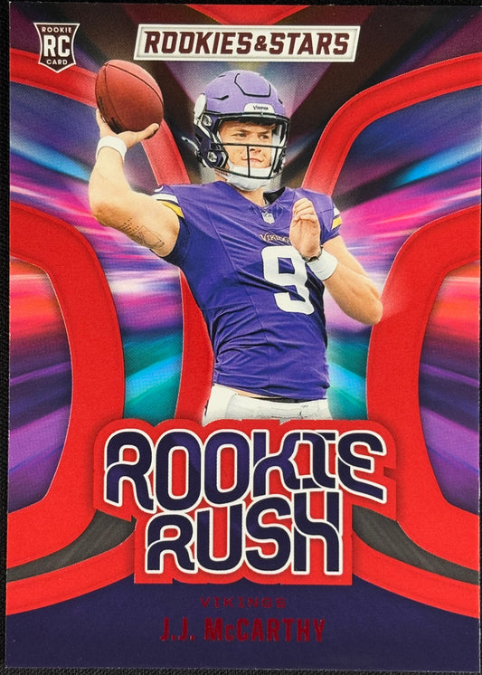 JJ McCarthy Rookie Rush Red