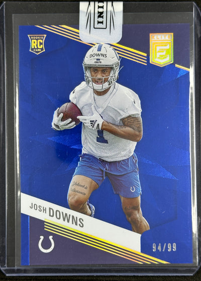Josh Downs /99 Donruss Elite Rookie (Panini Replacement) Colts