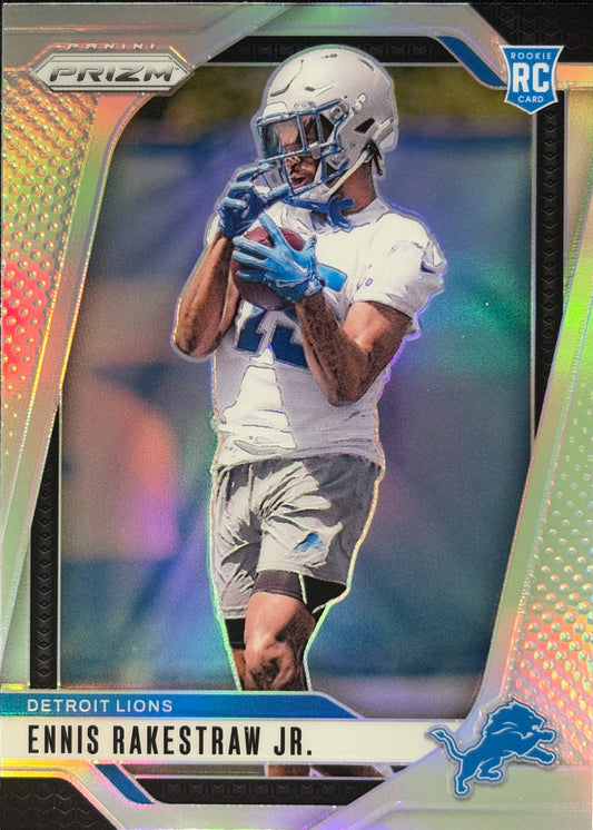 Ennis Rakestraw Jr. Prizm Silver Rookie Lions
