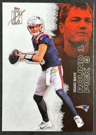 Drake Maye 2025 Topps Signature Class Veteran Patriots Sports Trading Cards