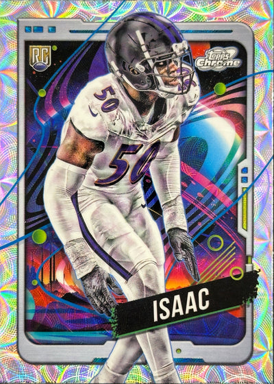 Adisa Isaac Topps Cosmic Scope Rookie Ravens