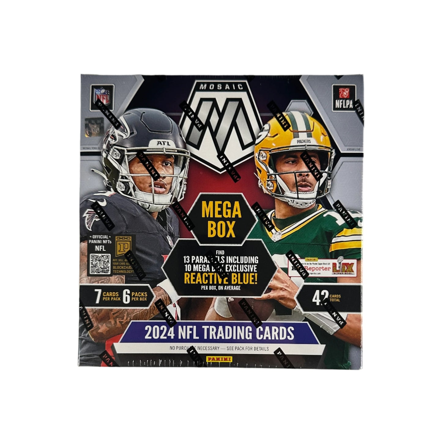 2024 Panini Mosaic Football Mega Box (Reactive Blue)