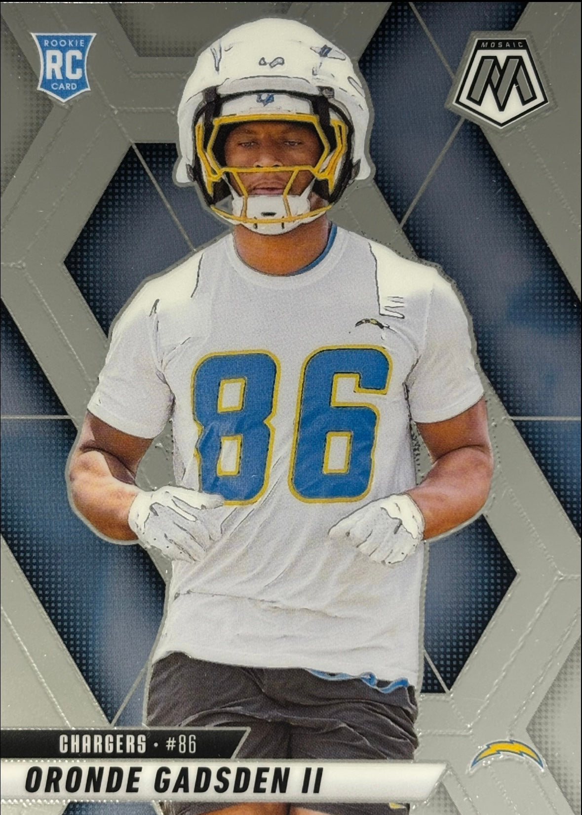 Oronde Gadsden II Mosaic Rookie Chargers Sports Card