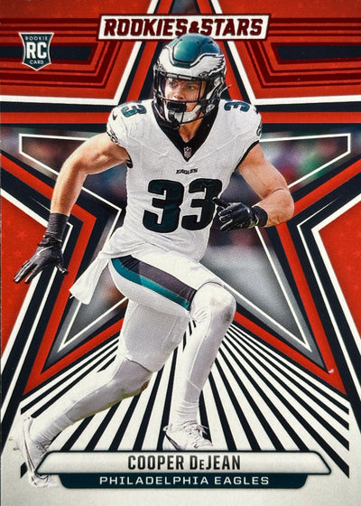 Cooper DeJean Red Rookies & Stars Eagles