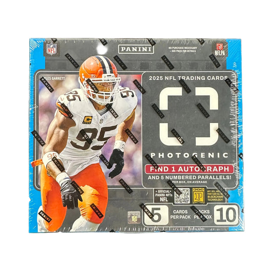 2025 Panini Photogenic Football Hobby Box Sports Card