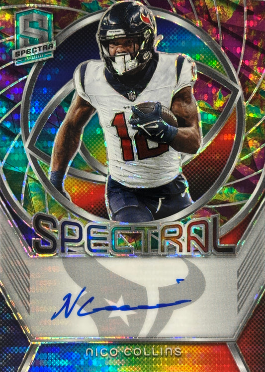 Nico Collins Spectral Auto /99 Texans