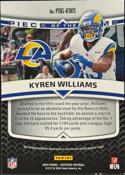 Kyren Williams Piece of the Game Patch /25