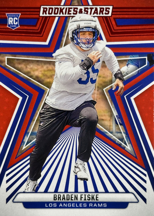 Braden Fiske Red Rookies & Stars Rams