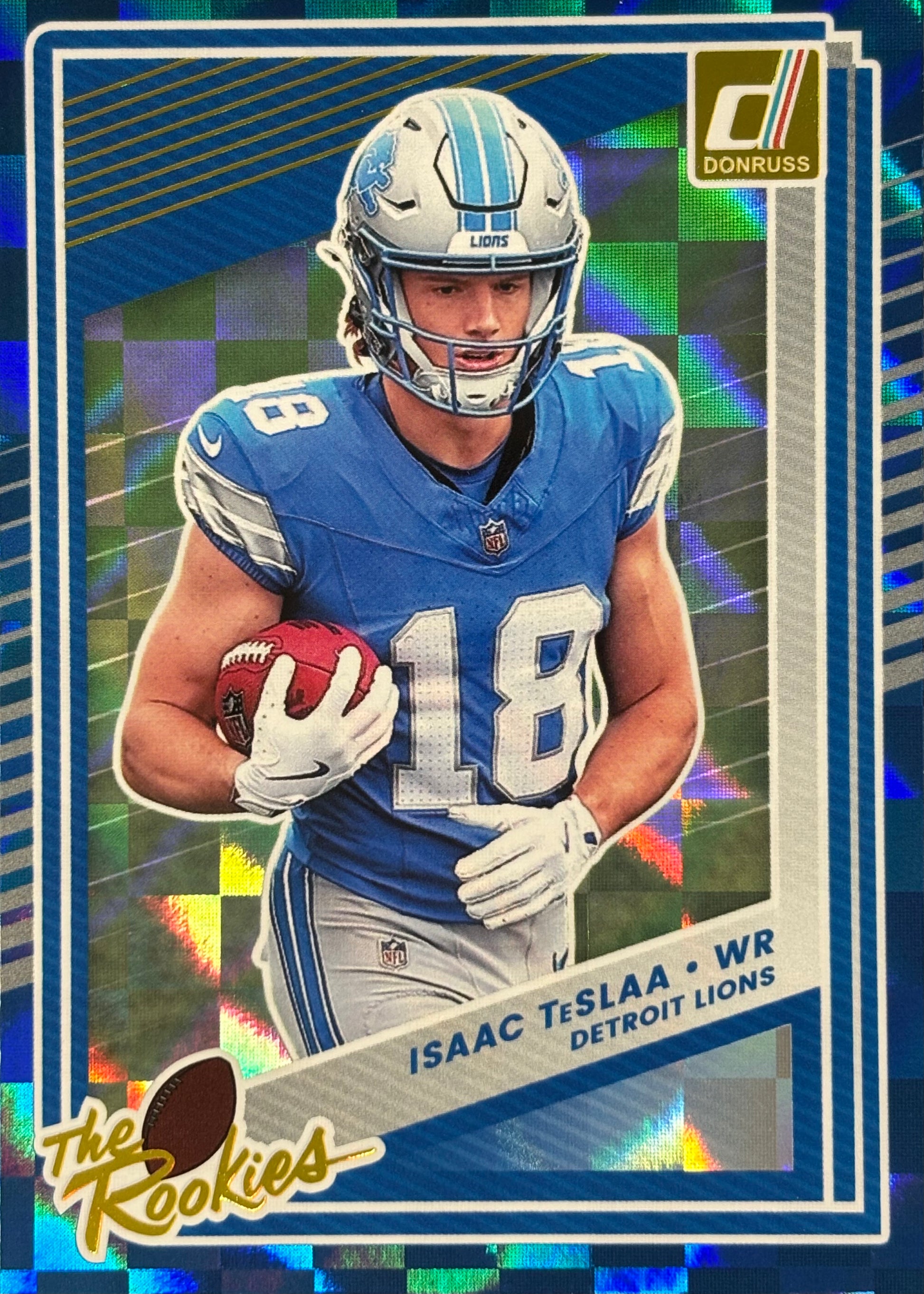 Isaac TeSlaa The Rookies Lions Sports Card