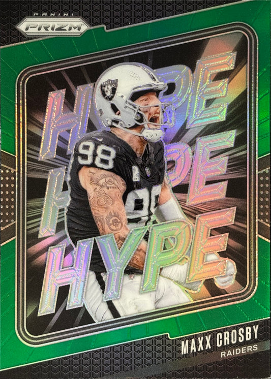 Maxx Crosby Prizm Hype Green