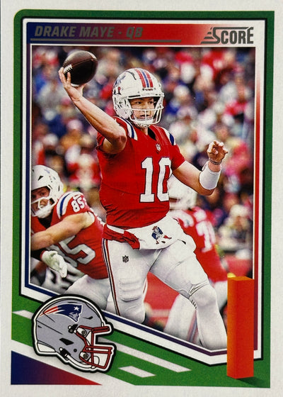 Drake Maye Score Patriots