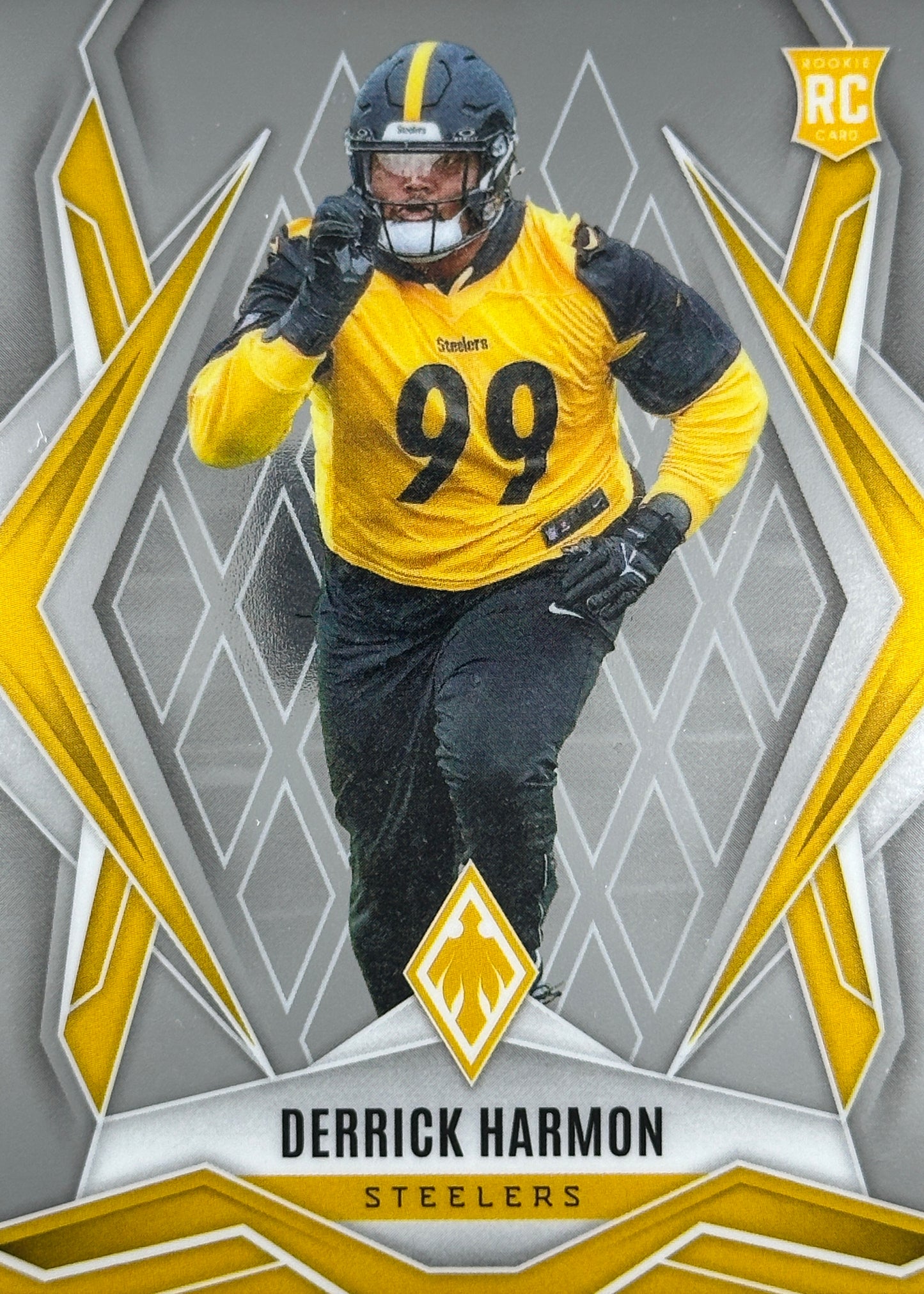 Derrick Harmon Phoenix Rookie Steelers Sports Card