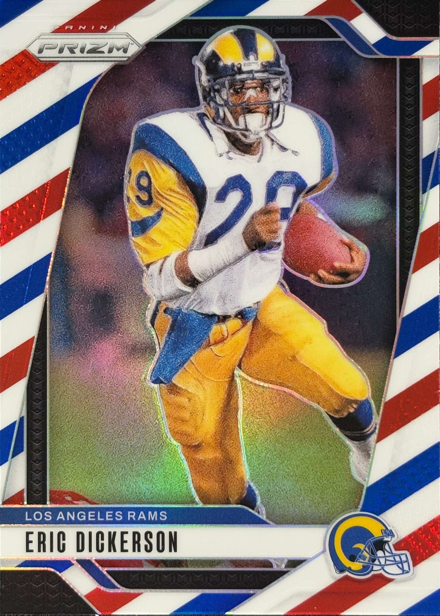 Eric Dickerson Prizm Red White Blue