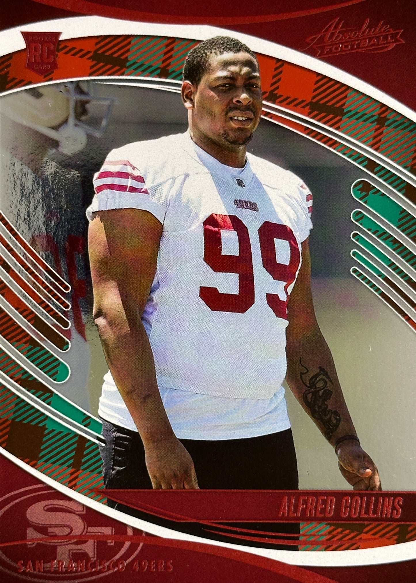 Alfred Collins Holiday Absolute Rookie 49ers