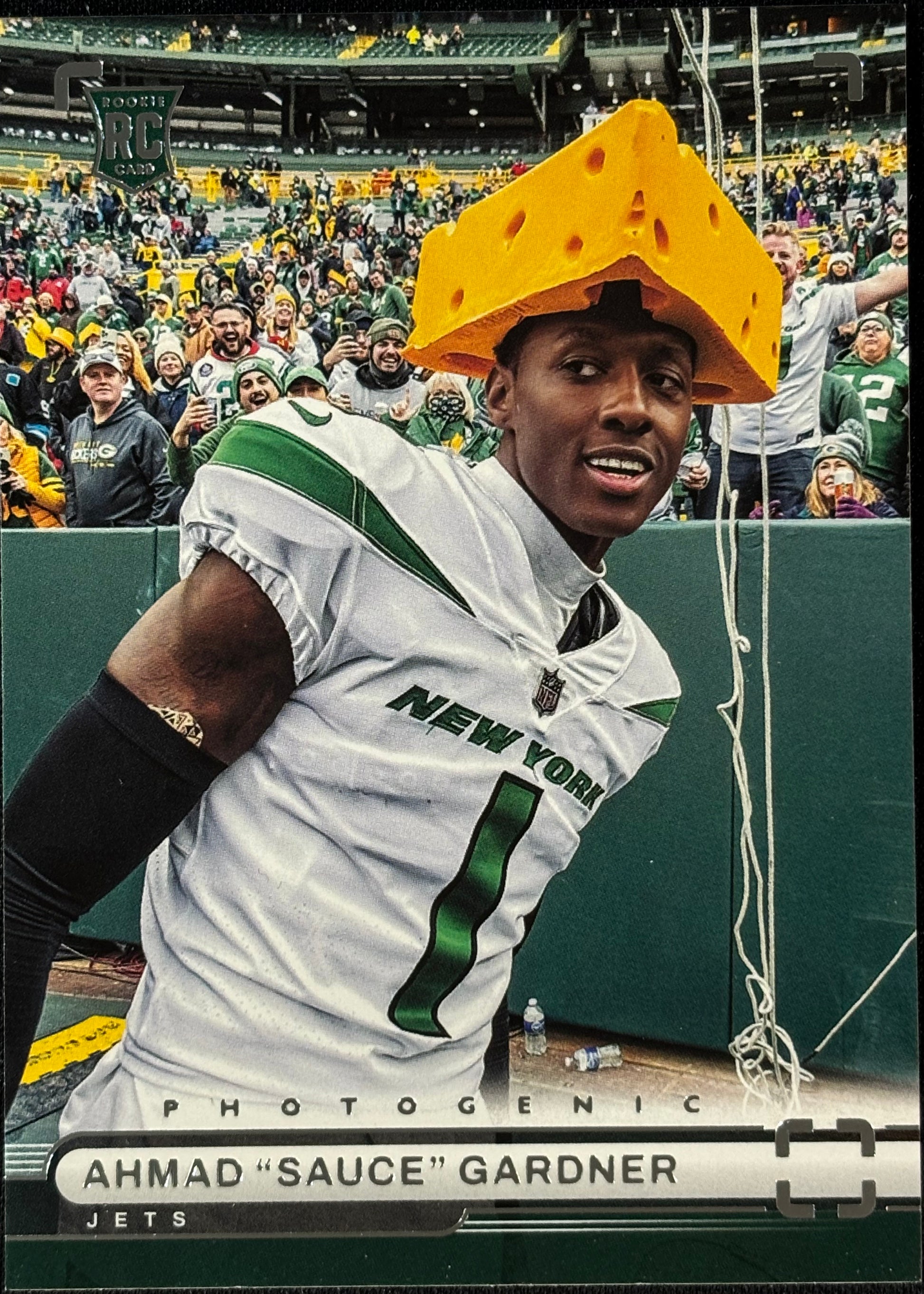 Ahmad “Sauce” Gardner Chronicles Photogenic Rookie Packers Sports Card