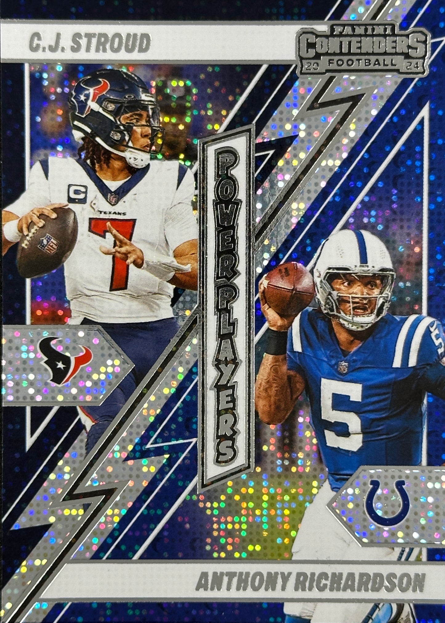 CJ Stroud Anthony Richardson Power Players Sparkle Texans Colts