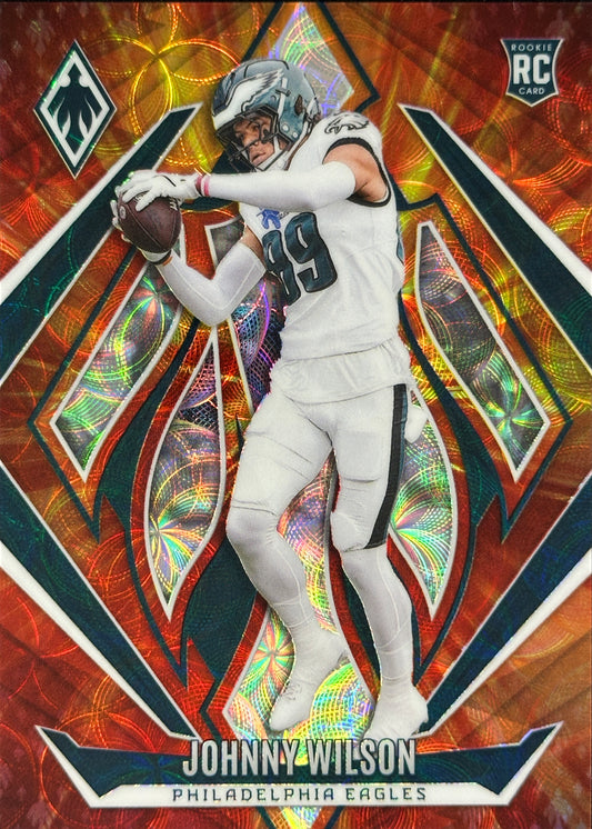 Johnny Wilson 2024 Phoenix Fire Burst /350 FireBurst RC Rookie Eagles