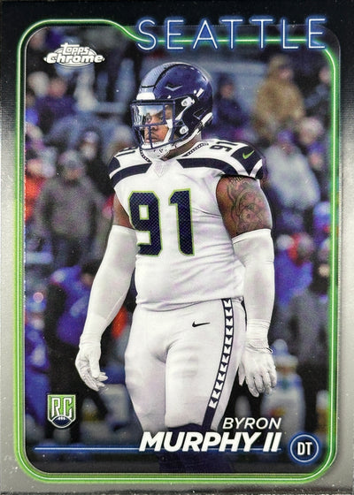 Byron Murphy II Topps Chrome Rookie Seahawks