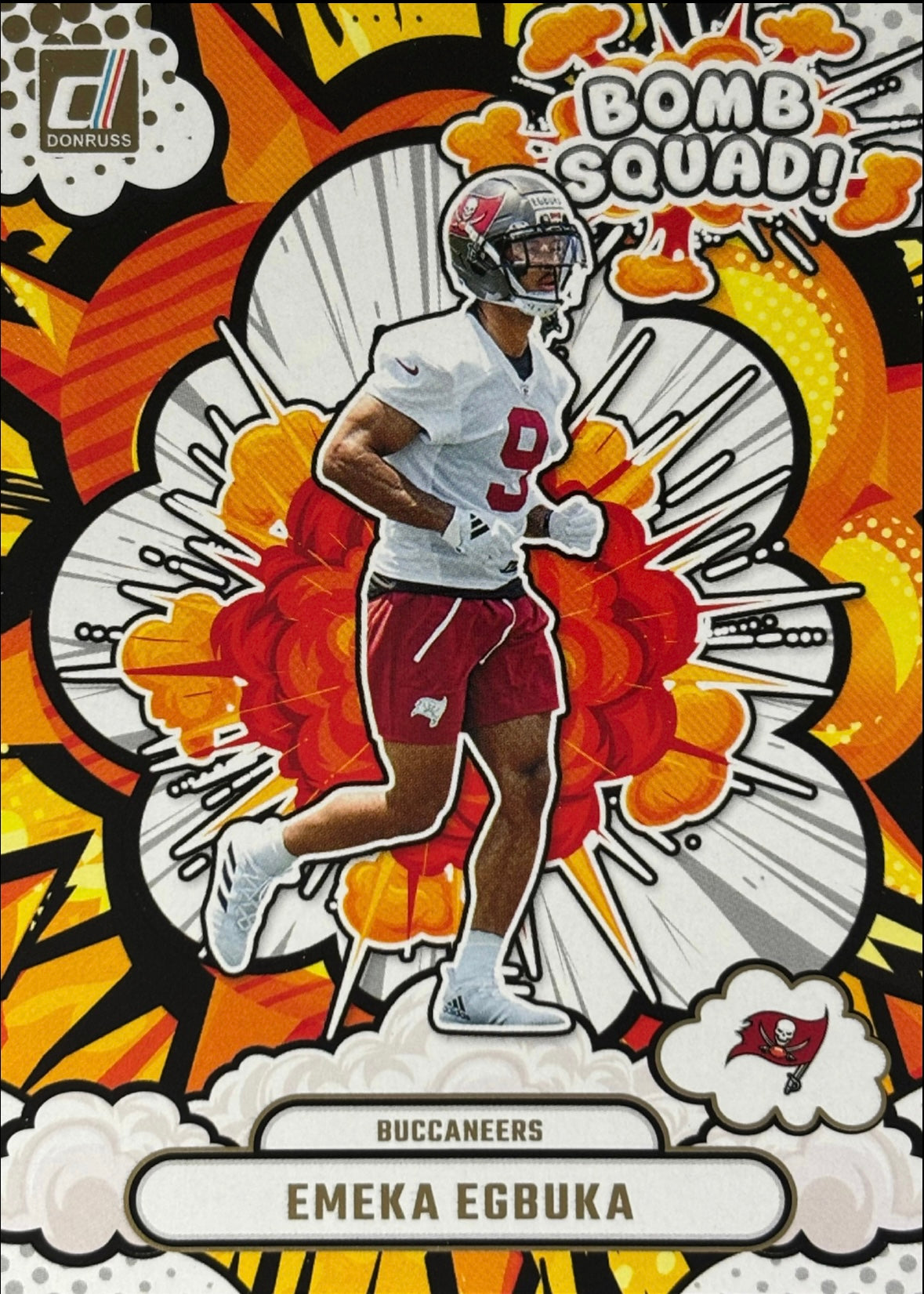 Emeka Egbuka Bomb Squad Rookie Buccaneers Sports Card