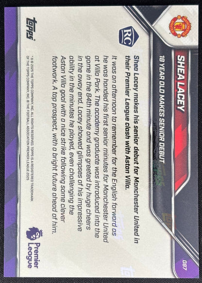 Shea Lacey 2025 Topps Now 18 Year Old Makes Senior Debut #087