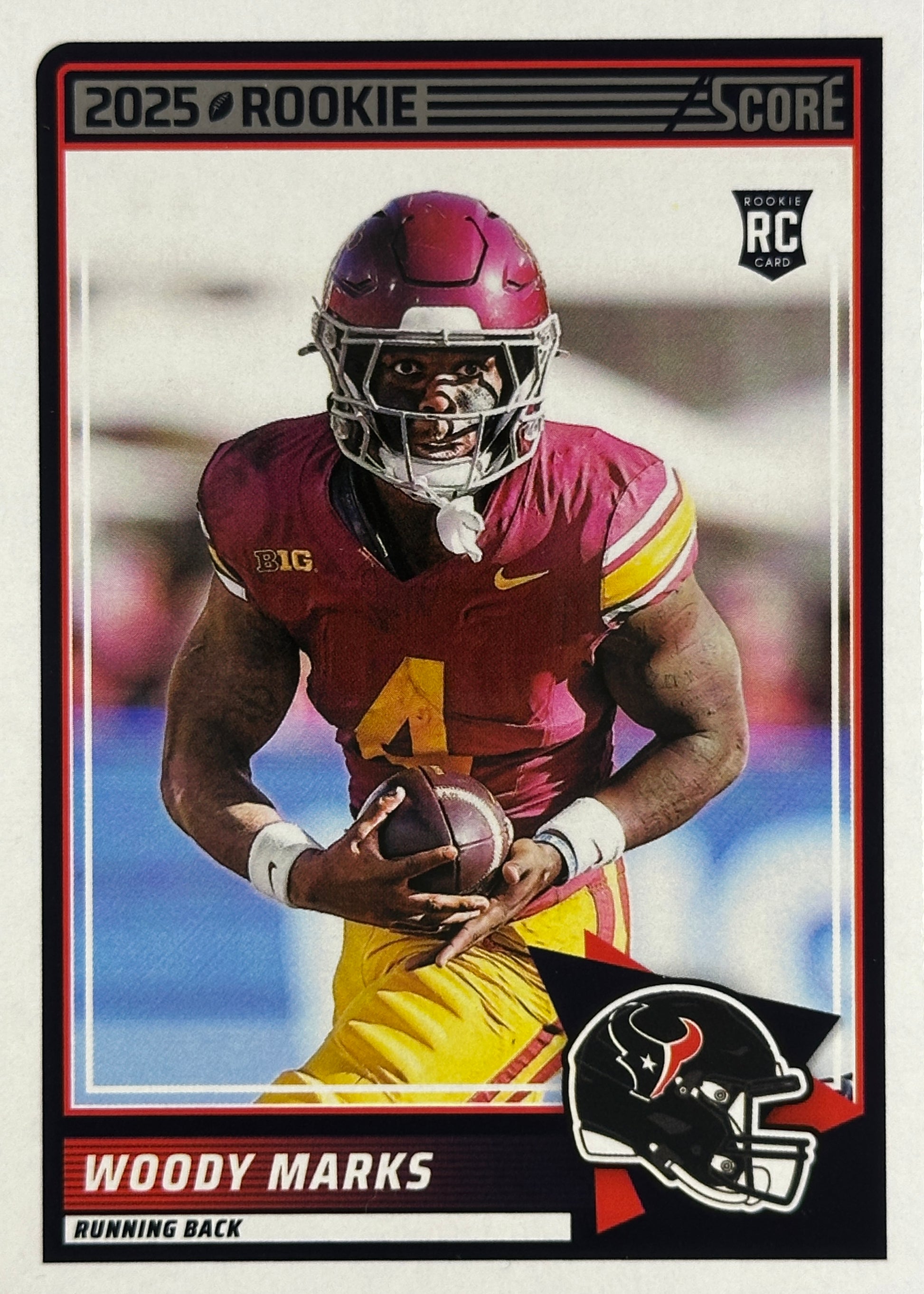 Woody Marks Score Rookie Texans Sports Card