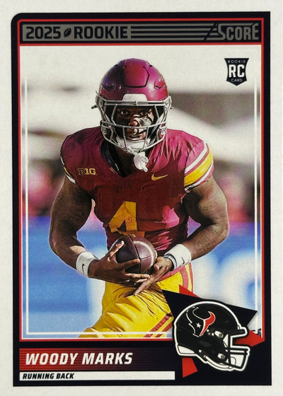 Woody Marks Score Rookie Texans Sports Card