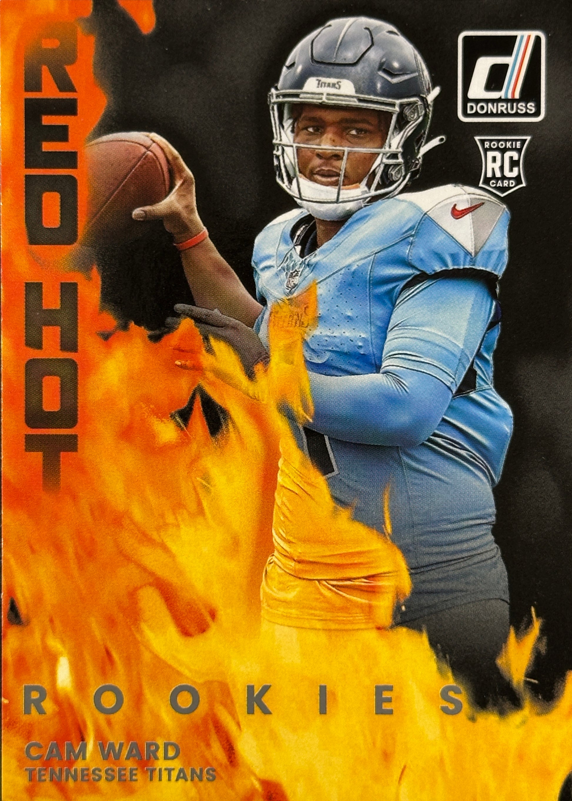 Cam Ward Red Hot Rookies Titans Sports Card