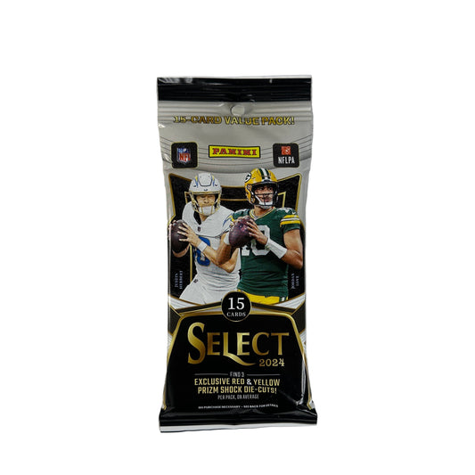 2024 Select Football Value Pack (Red & Yellow Prizm Shock)
